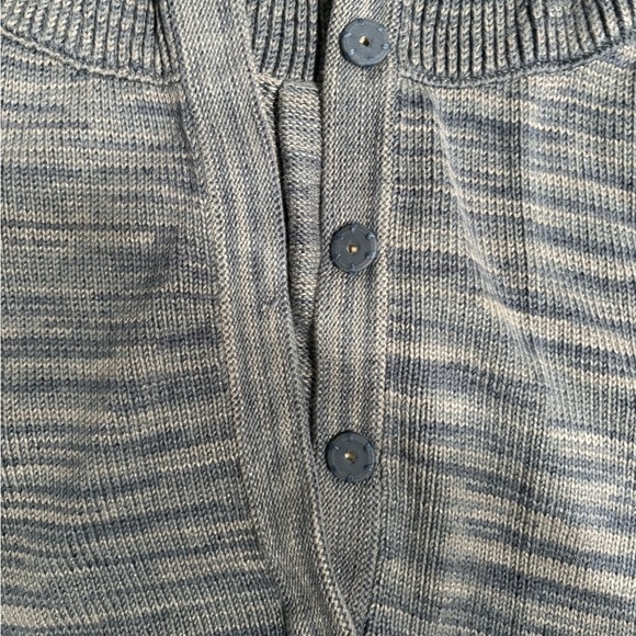 Sigrid Olsen Blue Knit Sweater cropped. Size XL - Picture 6 of 6